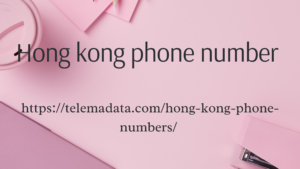 Hong kong phone number