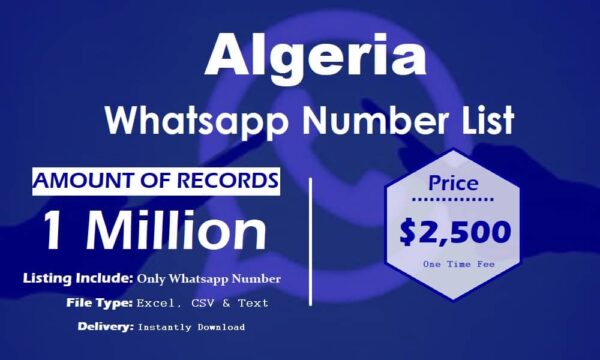 Algeria Whatsapp Number Data 100K Package