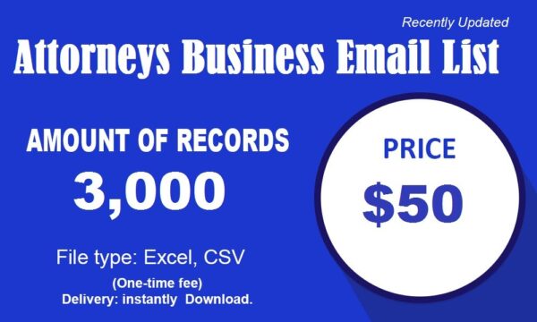 Attorneys Business Email List