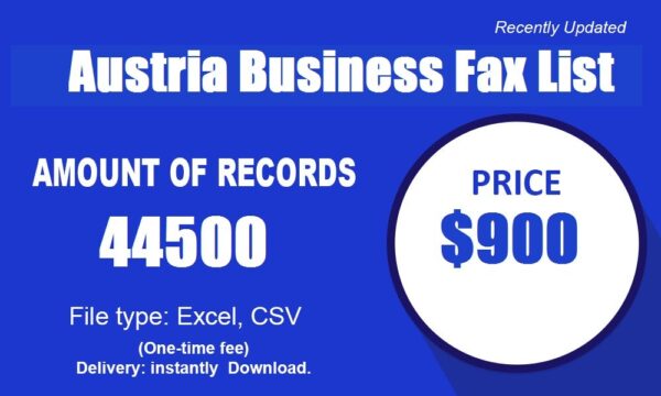 Austria Business Fax List Trial Package