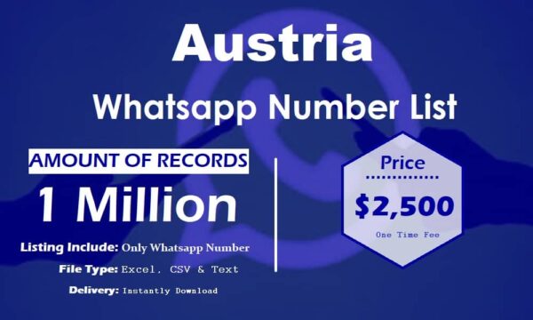 Austria Whatsapp Number Data 5 Million Package