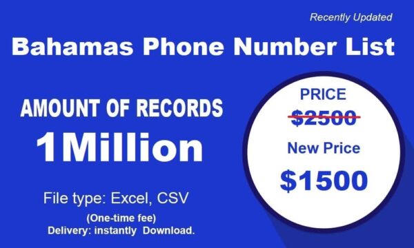 500K Test Package Bahamas Phone Number Resource