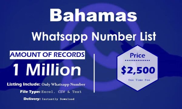 Bahamas Whatsapp Number Data 1 Million Package