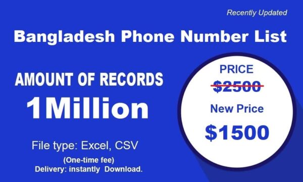 500K Test Package Bangladesh Phone Number Resource