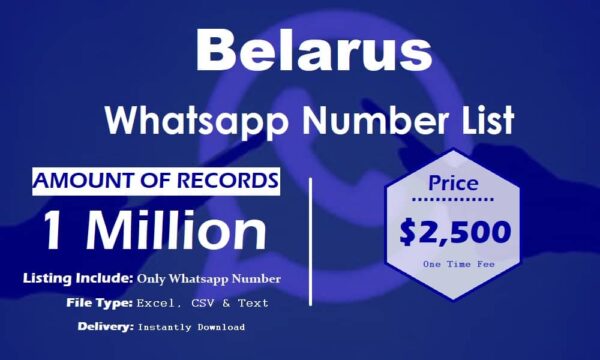 Belarus Whatsapp Number Data 500K Package