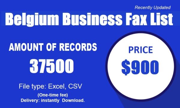 Belgium Business Fax List