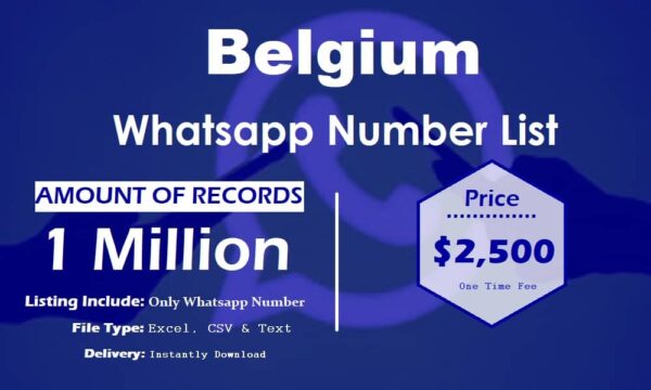 Belgium Whatsapp Number Data 1 Million Package