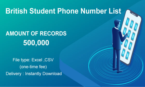 British Student Phone Number Resource Small Package