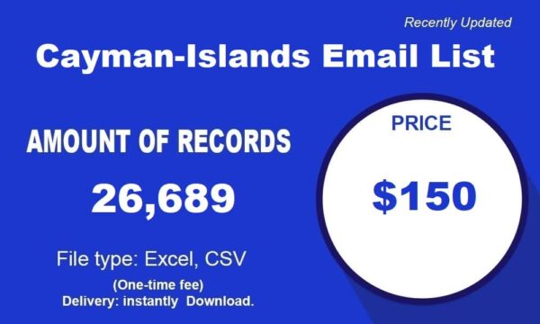 Cayman-Islands Consumer Email List