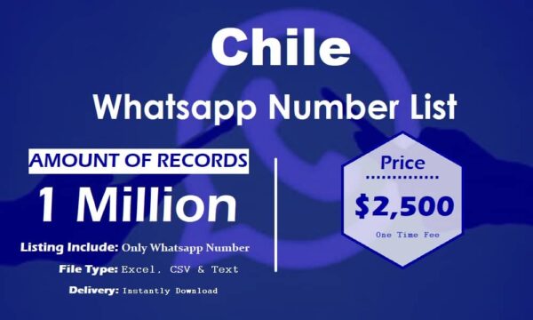 Chile Whatsapp Number Data 1 Million Package