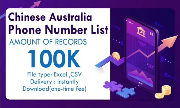 Chinese Australia Phone Number Resource Business Order