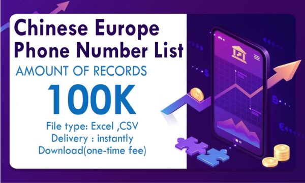 Chinese Europe Phone Number Resource Trail Order