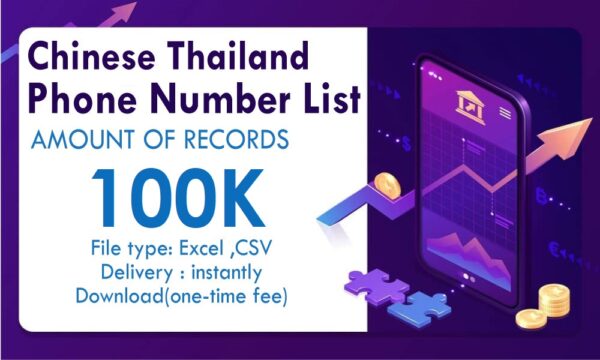 Chinese Thailand Phone Number Resource Business Order