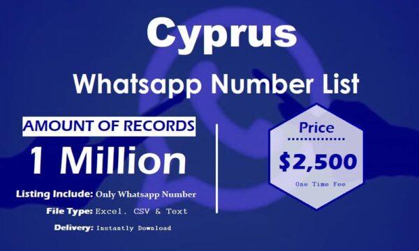 Cyprus Whatsapp Number Data 100K Package