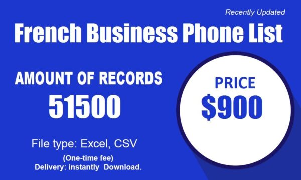 French Business Phone Number Resource