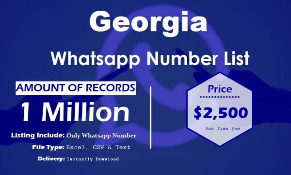 Georgia Whatsapp Number Data 500K Package