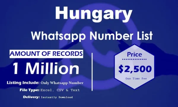 Hungary Whatsapp Number Data 3 Million Package