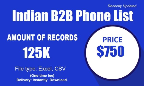 Indian B2B Phone Number Resource