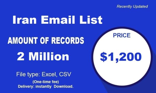 Iran Consumer Email List