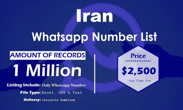 Iran Whatsapp Number Data 1 Million Package