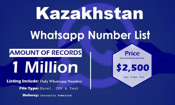 Kazakhstan Whatsapp Number Data 50K Package