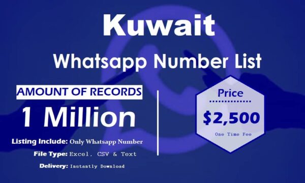 Kuwait Whatsapp Number Data Trial Package