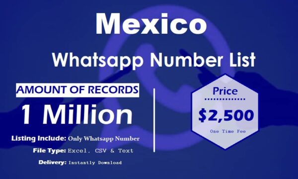 Mexico Whatsapp Number Data 500K Package