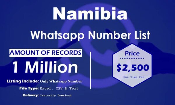 Namibia Whatsapp Number Data 500K Package