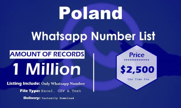 Poland Whatsapp Number Data 3 Million Package