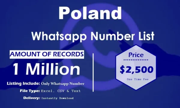 Poland Whatsapp Number Data 500K Package