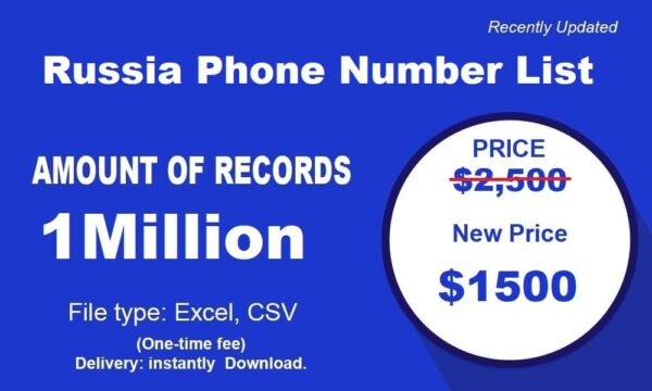 Russia Phone Number Resource 100K Package