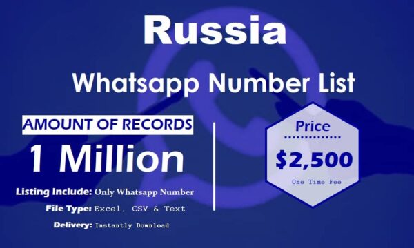 Russia Whatsapp Number Data 1 Million Package