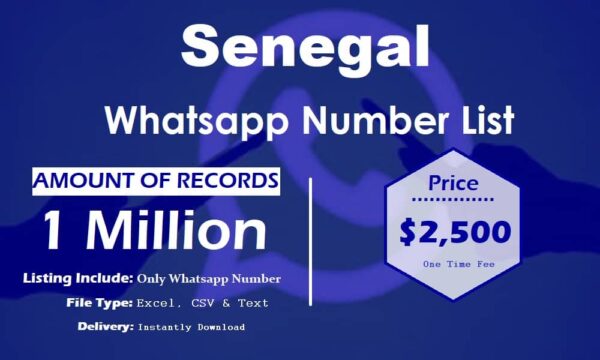 Senegal Whatsapp Number Data Trial Package