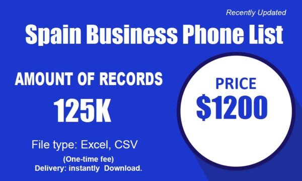 Spain Business Phone Number Resource