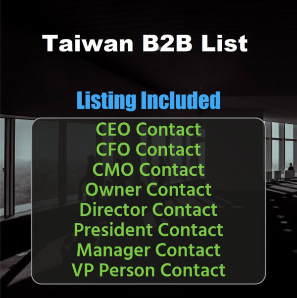 Taiwan B2B List Full Package