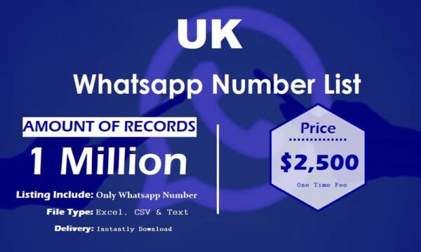 UK Whatsapp Number Data Trial Package