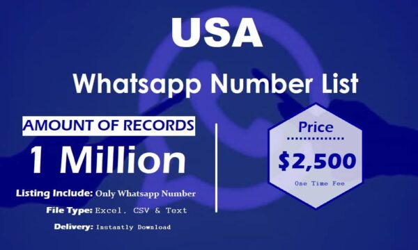 USA Whatsapp Number Data Trial Package