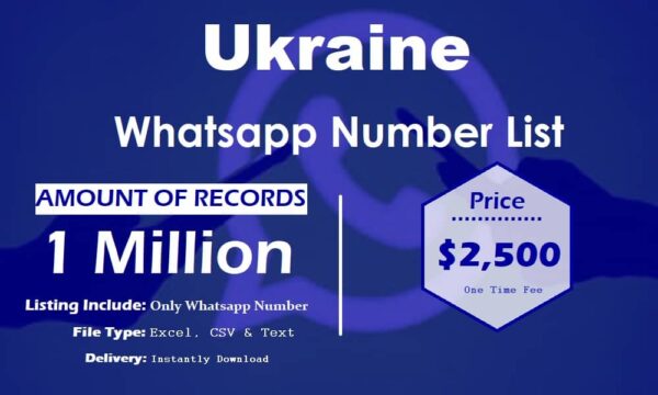 Ukraine Whatsapp Number Data 3 Million Package