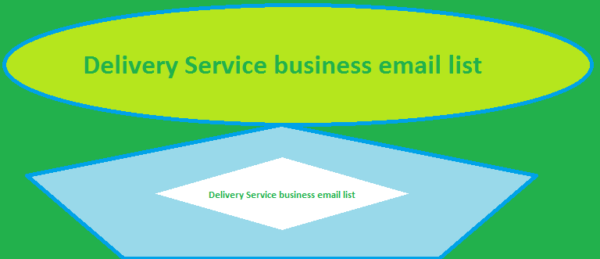 Delivery Service business email list