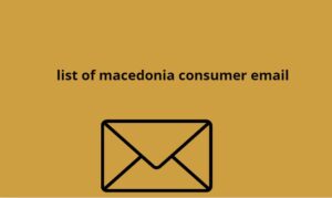 list of macedonia consumer email