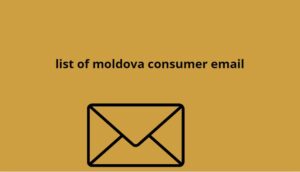 list of moldova consumer email